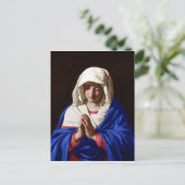 Die Jungfrau im Gebet, Sassoferrato Postkarte (Stehend Vorderseite)