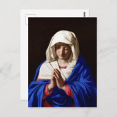 Die Jungfrau im Gebet, Sassoferrato Postkarte (Vorne/Hinten)