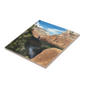 Die Jungfrau im Zion Canyon Fliese (Seite)