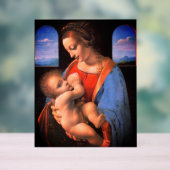 Die Jungfrau, in der Mary das Christkind stillen-3 Acrylschild (Neutral)