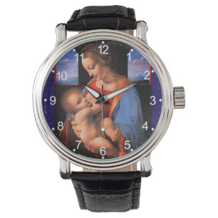Die Jungfrau, in der Mary das Christkind stillen-3 Armbanduhr