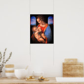 Die Jungfrau, in der Mary das Christkind stillen-3 Poster (Küche)