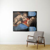 Die Jungfrau, in der Mary das Christkind stillen-3 Wandteppich (Beispiel (Horizontal))