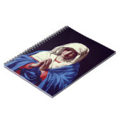 Die Jungfrau in Gebet, 1640-50 (Öl auf Leinwand) Notizblock (Linke Seite)