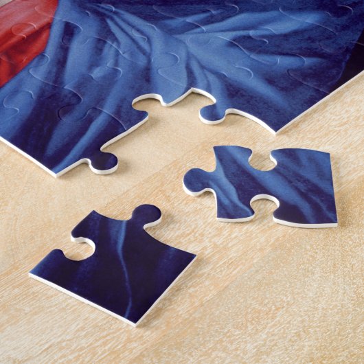 Die Jungfrau in Gebet, 1640-50 (Öl auf Leinwand) Puzzle (Seite)