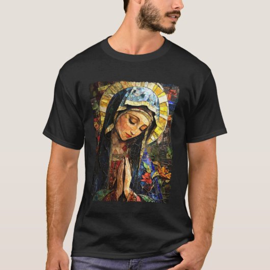 Die Jungfrau Maria Katholisch T-Shirt (Vorderseite)