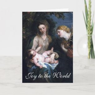 Die Jungfrau Maria und das Baby Jesus Weihnachtsgr Feiertagskarte