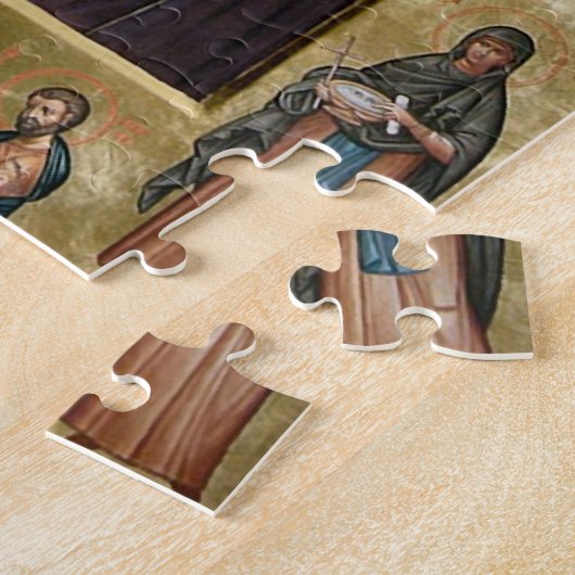 Die Jungfrau Maria und Heilige orthodoxe Christlic Puzzle (Seite)