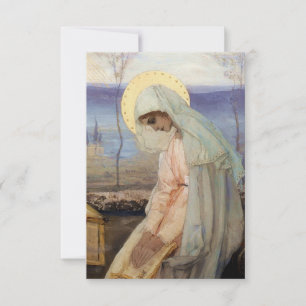 „Die Jungfrau Maria“ von Mikhail Nesterov Dankeskarte