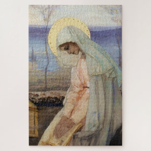 „Die Jungfrau Maria“ von Mikhail Nesterov Puzzle