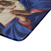 Die Jungfrau Mary im Gebet Schneidebrett (Ecke)