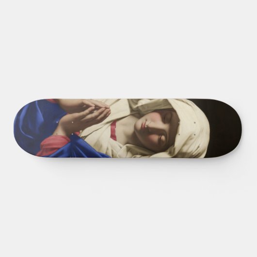 Die Jungfrau Mary im Gebet Skateboard (Horizontal)