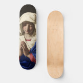 Die Jungfrau Mary im Gebet Skateboard (Vorderseite)