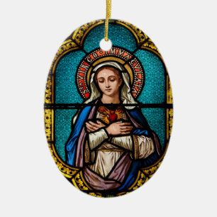 Die Jungfrau Mary Keramikornament