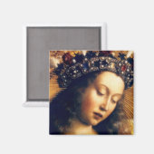 Die Jungfrau Mary Magnet (Vorderseite/Rückseite)