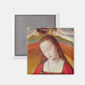 Die Jungfrau Mary mit ihrer Krone Magnet (Vorderseite/Rückseite)