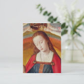 Die Jungfrau Mary mit ihrer Krone Postkarte (Stehend Vorderseite)