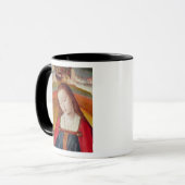 Die Jungfrau Mary mit ihrer Krone Tasse (Vorderseite Links)