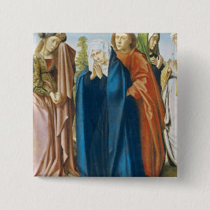 Die Jungfrau Mary mit Johannes der Evangelist Button