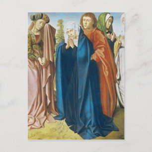 Die Jungfrau Mary mit St. Johannes dem Evangeliste Postkarte