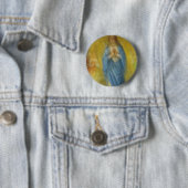 Die Jungfrau Mary -   mittelalterlicher Zeitraum Button (Beispiel)