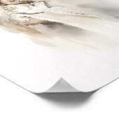 Die Jungfrau Mary und Baby Jesus Wasserfarbe Kunst Poster (Ecke)