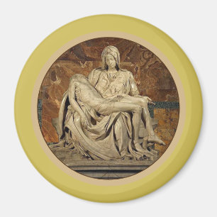 Die Jungfrau Mary und Christ Pietà von Michelange Magnet