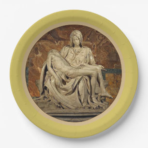 Die Jungfrau Mary und Christ Pietà von Michelange Pappteller