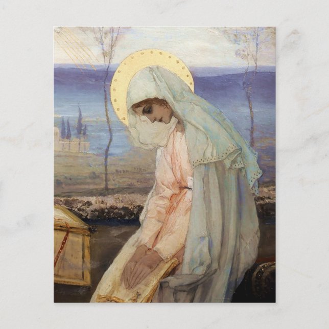 "Die Jungfrau Mary" von Michail Nesterov (Vorderseite)