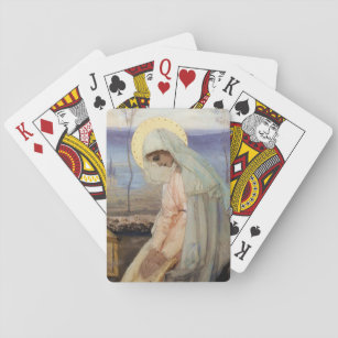 "Die Jungfrau Mary" von Michail Nesterov Spielkarten