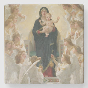 Die Jungfrau mit Angels, 1900 2 Steinuntersetzer