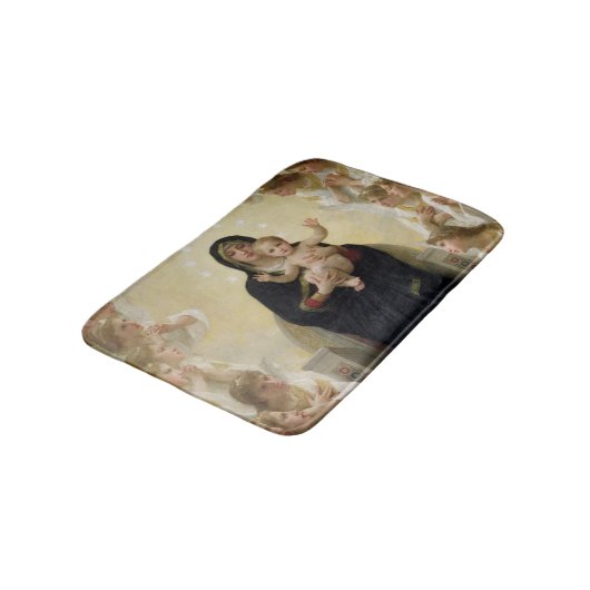 Die Jungfrau mit Angels, 1900 Badematte (Schrägansicht)