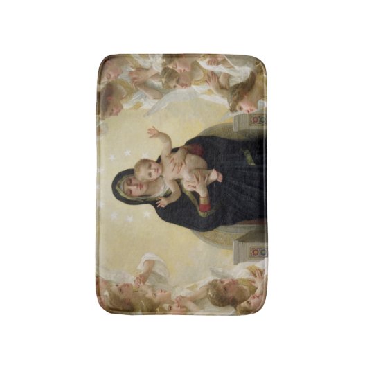 Die Jungfrau mit Angels, 1900 Badematte (Vorderseite Vertikal)