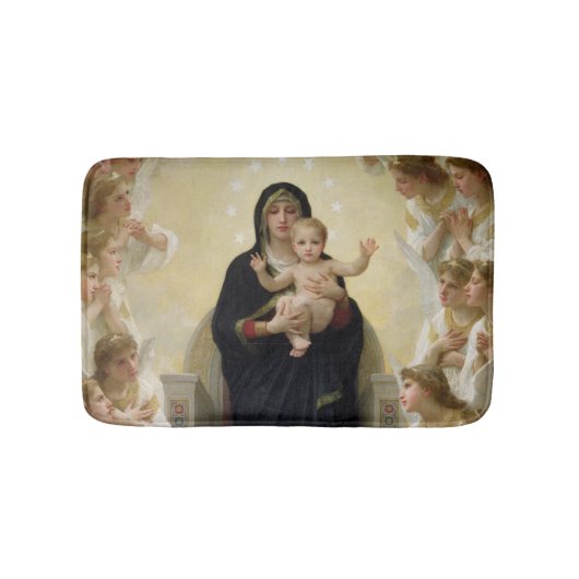 Die Jungfrau mit Angels, 1900 Badematte (Vorderseite)