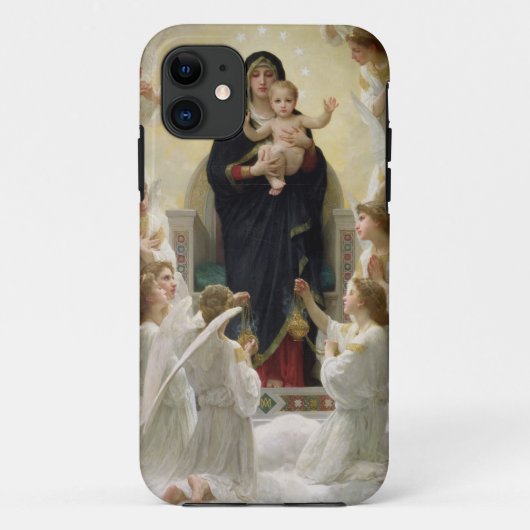 Die Jungfrau mit Angels, 1900 Case-Mate iPhone Hülle (Rückseite)