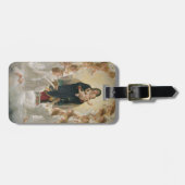 Die Jungfrau mit Angels, 1900 Gepäckanhänger (Vorderseite horizontal)