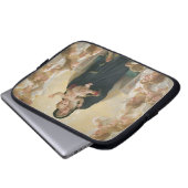 Die Jungfrau mit Angels, 1900 Laptopschutzhülle (Vorne Knopf)
