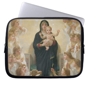 Die Jungfrau mit Angels, 1900 Laptopschutzhülle