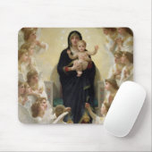 Die Jungfrau mit Angels, 1900 Mousepad (Mit Mouse)