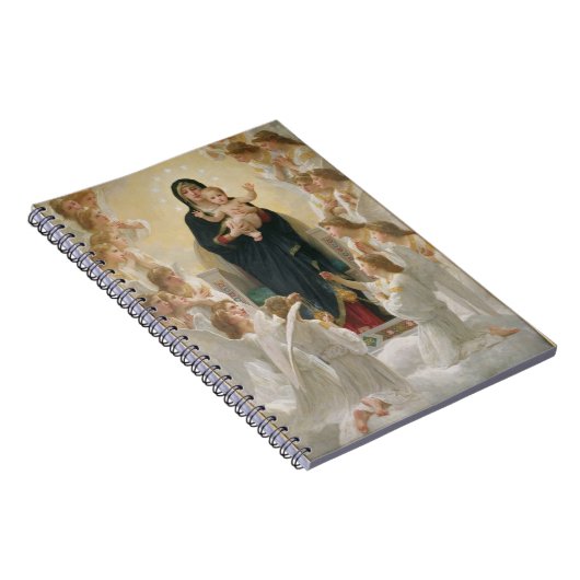 Die Jungfrau mit Angels, 1900 Notizblock (Rechte Seite)