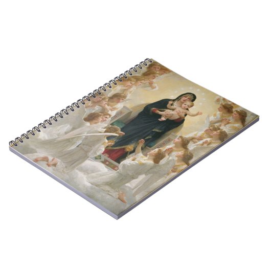 Die Jungfrau mit Angels, 1900 Notizblock (Linke Seite)