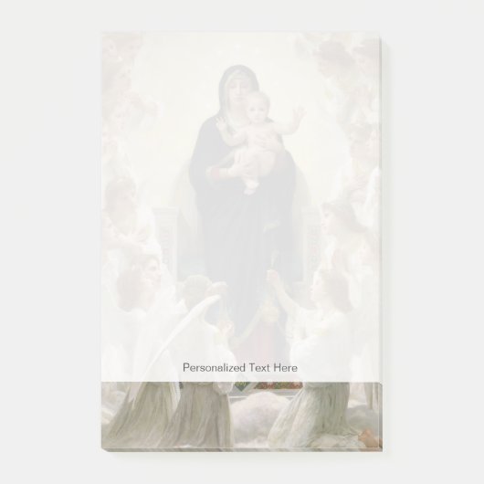 Die Jungfrau mit Angels, 1900 Post-it Klebezettel (Vorderseite)