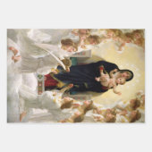 Die Jungfrau mit Angels - William-Adolphe Bouguere Geschenkpapier Set (Vorderseite 3)