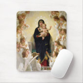 Die Jungfrau mit Angels - William-Adolphe Bouguere Mousepad (Mit Mouse)