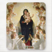 Die Jungfrau mit Angels - William-Adolphe Bouguere Mousepad (Vorne)