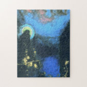 Die Jungfrau mit Corona von Odilon Redon Puzzle (Vertikal)