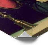 Die Jungfrau mit dem Gastgeber, 1841 Poster (Ecke)