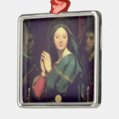 Die Jungfrau mit dem Wirt, 1841 Silbernes Ornament (Links)