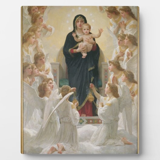 Die Jungfrau mit Engeln, 1900 Fotoplatte (Vorderseite)