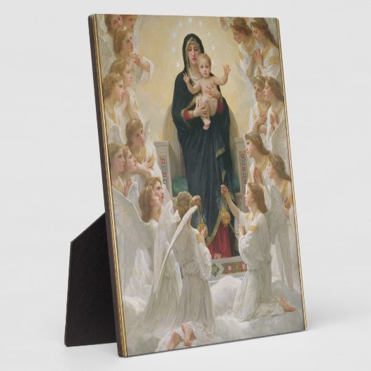 Die Jungfrau mit Engeln, 1900 Fotoplatte (Seite)